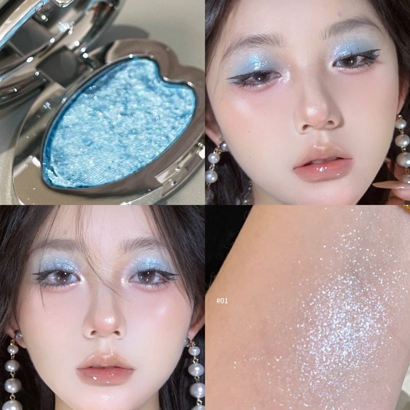 Shimmering Eyeshadow With Fine Sparkling Particles For A Subtle Illuminating Finish
