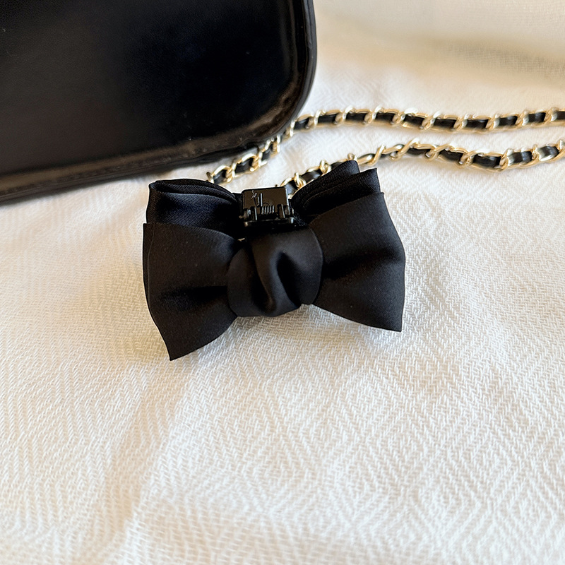 Womens Bow-Tie Small Hair Clip - Image 2