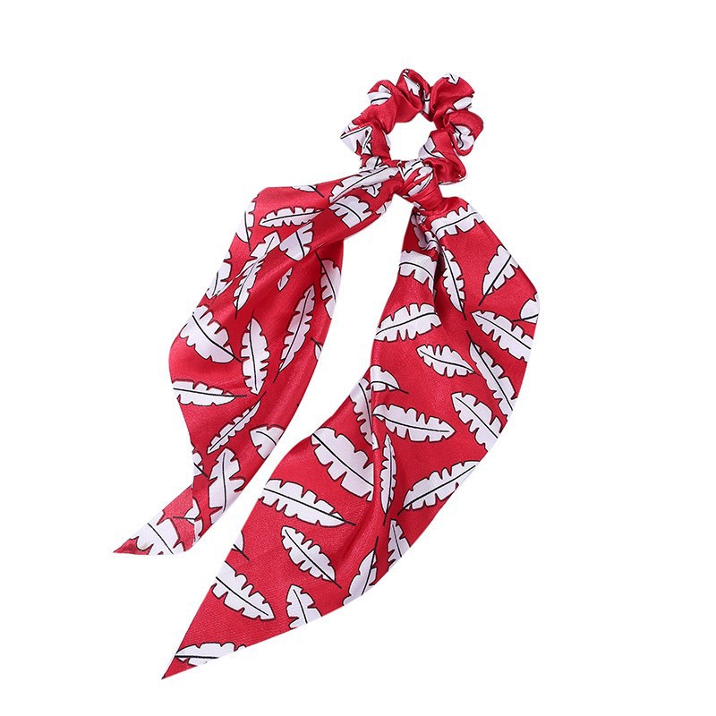 Fashion Long Streamer Printed Fabric Tie Hair Accessory For Ponytail Tie-up Hair Top Cuft - Image 11