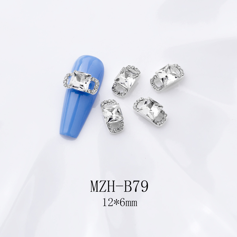 K9 Ultra-Shiny Flat-Back Rhinestones In White For Nail Art Decorations - Image 20