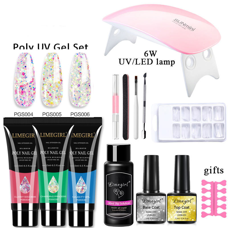 Nail Extension Gel Set Crystal UV Phototherapy - Image 3