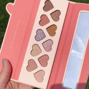 Ten Color Pearlescent Matte Eyeshadow Tray Waterproof Makeup Love