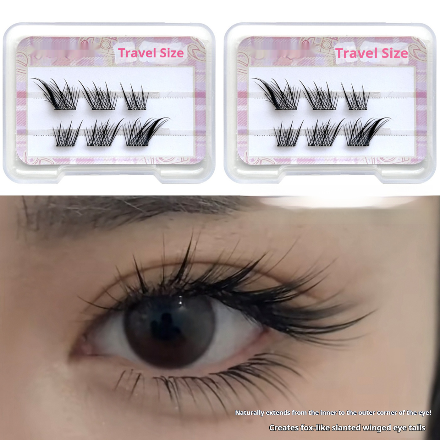 Fox Style Glue Free False Eyelashes Fly Diagonally Thick And Curled Naturally - Image 4