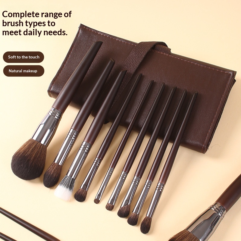 14-piece Animal Hair Makeup Brush Set - Image 2