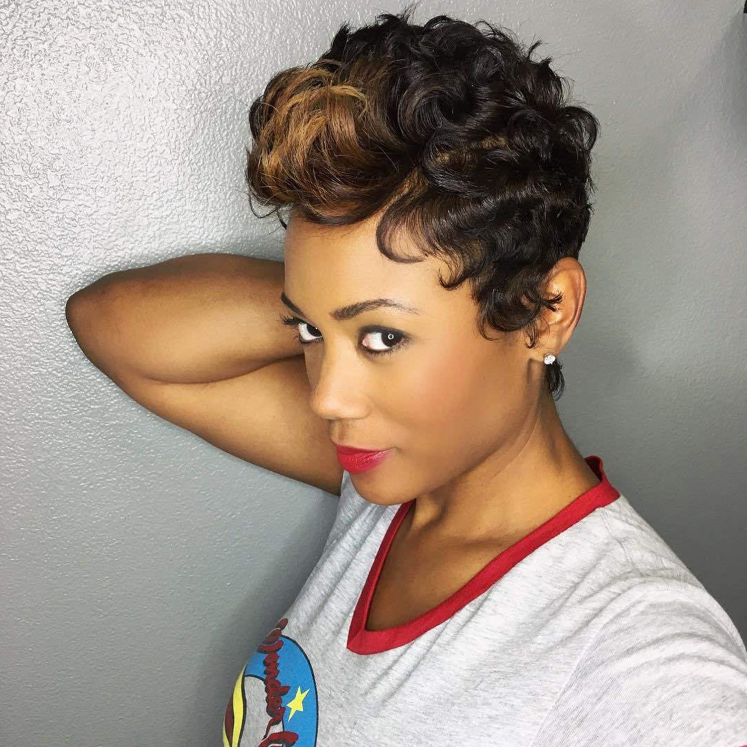 European And American Short Curly Hair Wig Chemical Fiber Headgear - Image 7