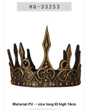King's Crown Headdress Stage Performance Props - Image 2