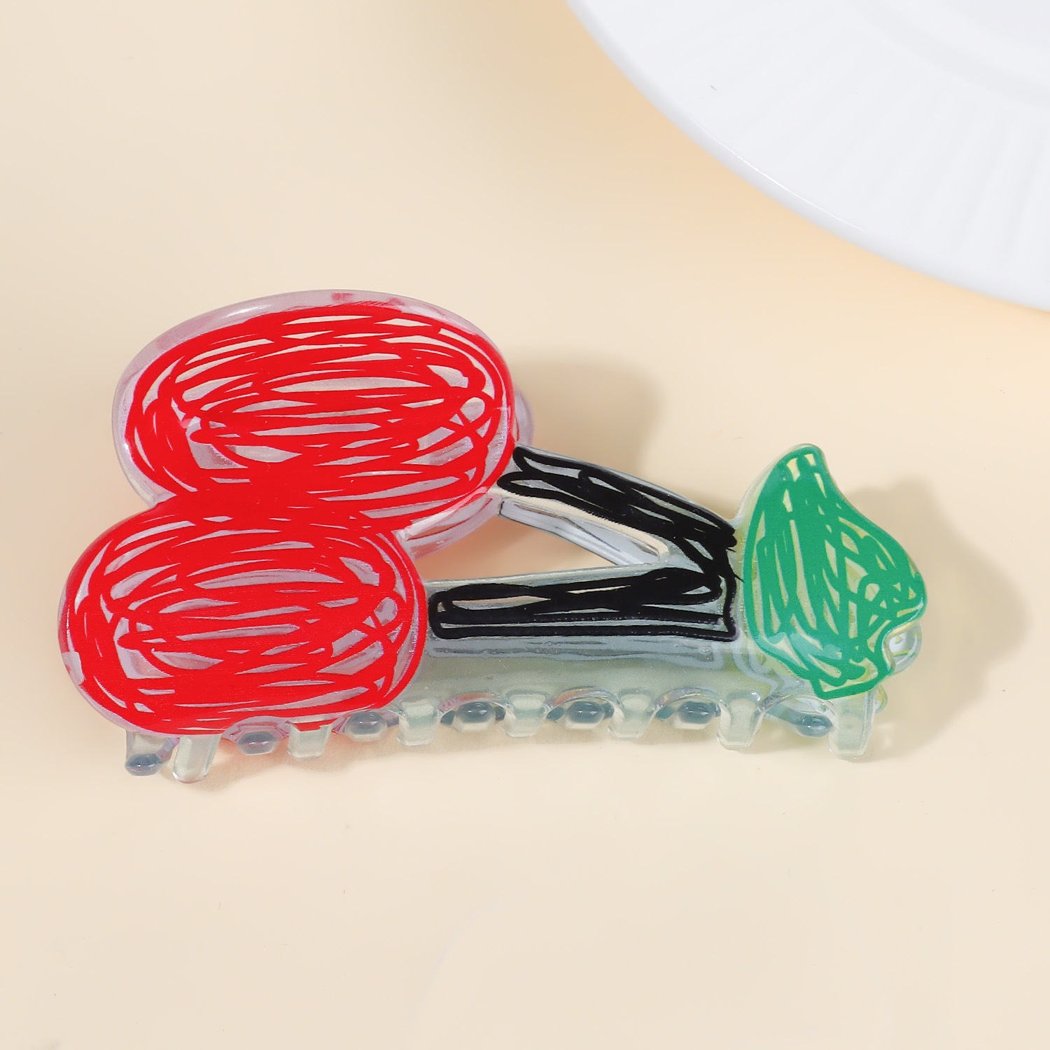 Portable Korean Creative Fruit Transparent Grip - Image 10