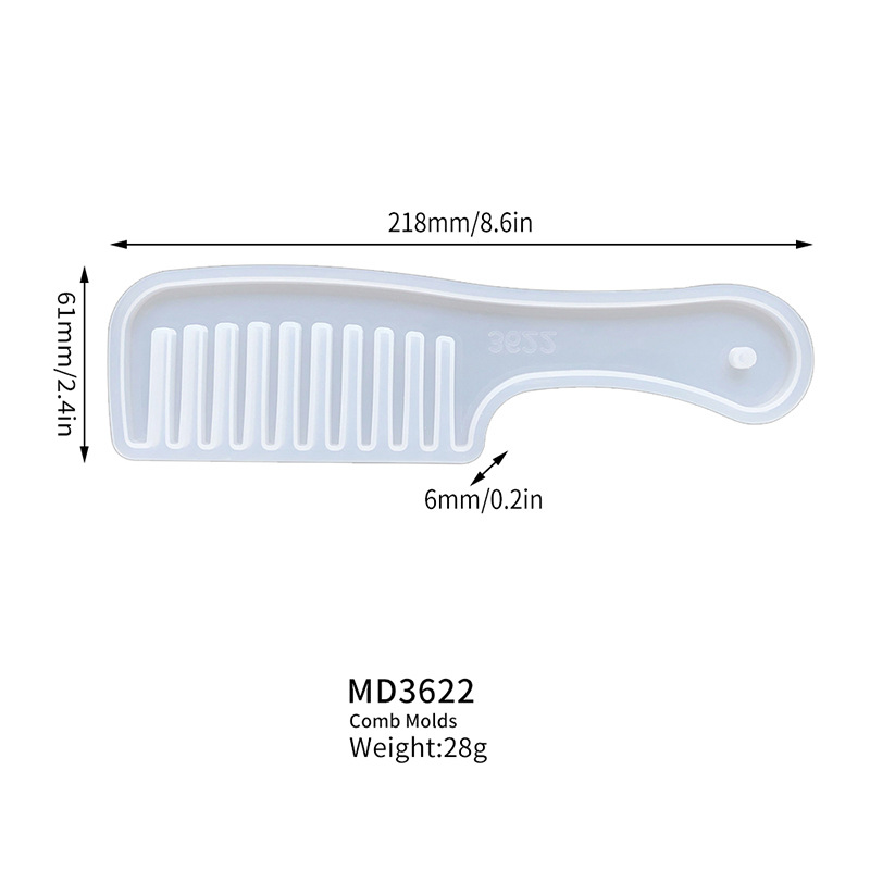 Women's Popular Comb Mold Crystal Glue - Image 2