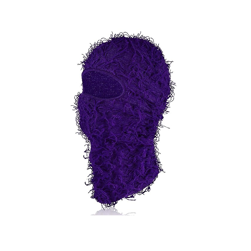 European And American Knitted Warm Face Mask - Image 11