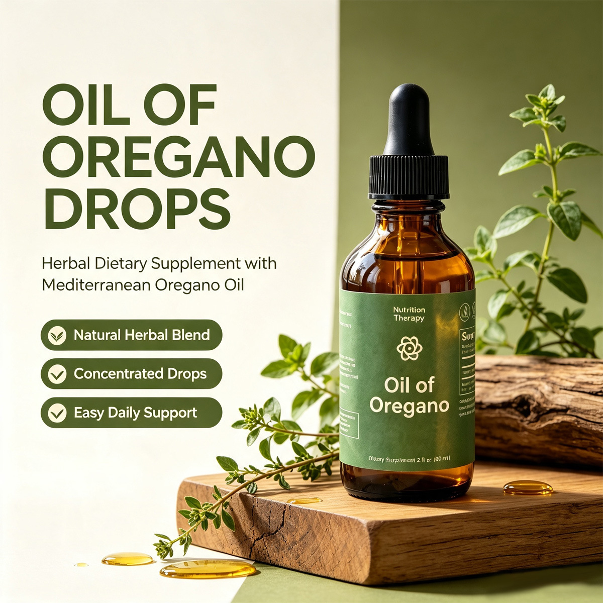 Plant-extract Oral Liquid A Daily Dietary Supplement Oil