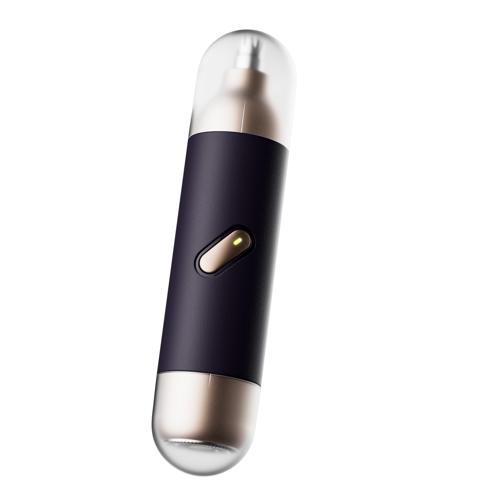 New 2-in-1 Electric Nose Hair Trimmer With Light, Washable Dual Blades, Mini Shaver - Image 2