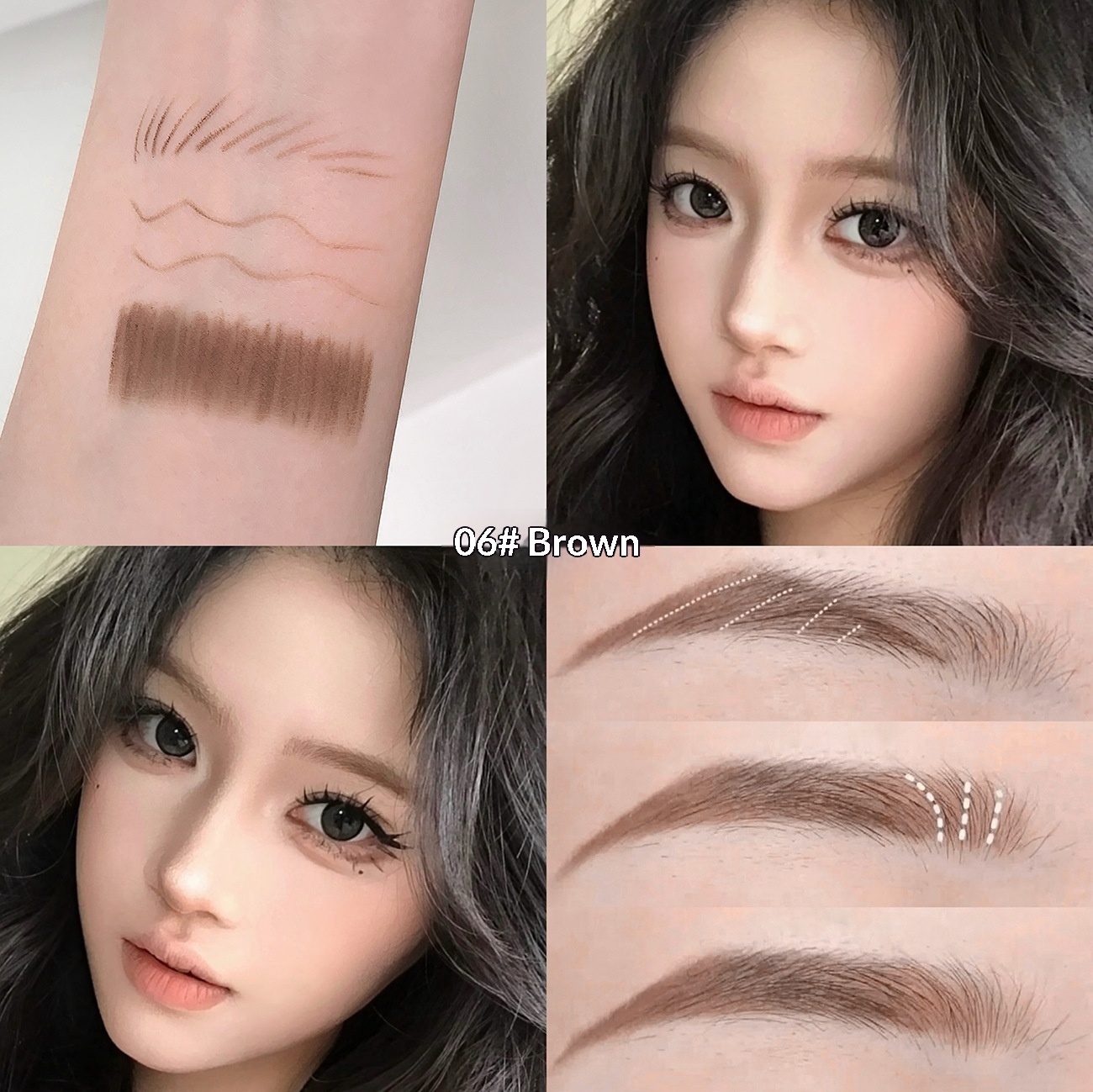 Double-Headed Eyebrow Pencil With Sharp Blade For Sculpting Natural Smudge-Proof Brows - Image 6