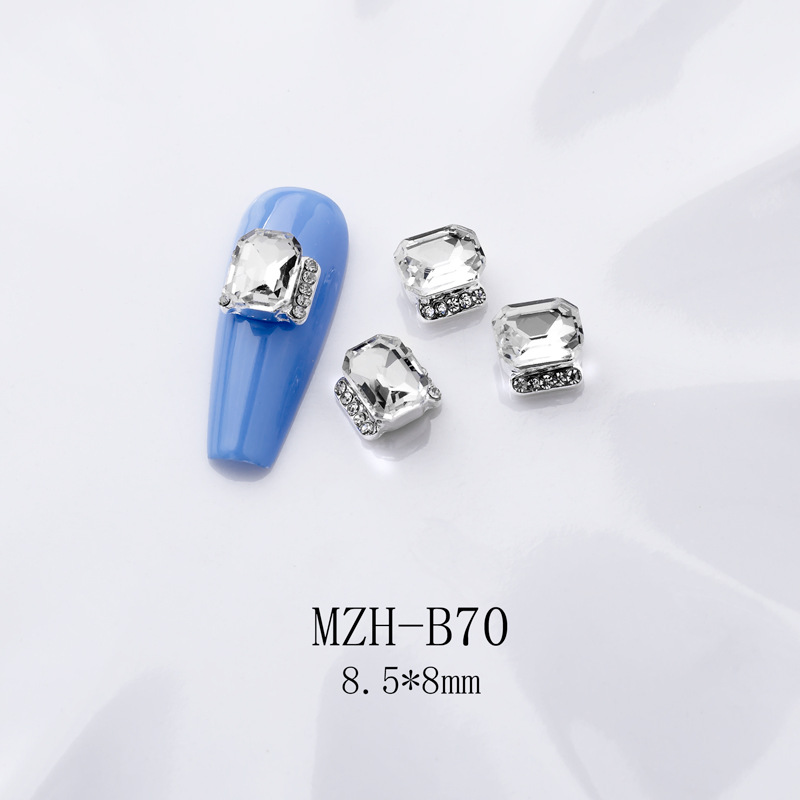 K9 Ultra-Shiny Flat-Back Rhinestones In White For Nail Art Decorations - Image 11