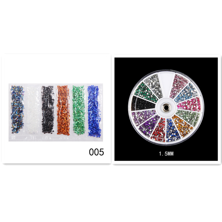 Nail Supplies, Diamond Glass Fragments, Gold And Silver Broken Glass Nails - Image 5