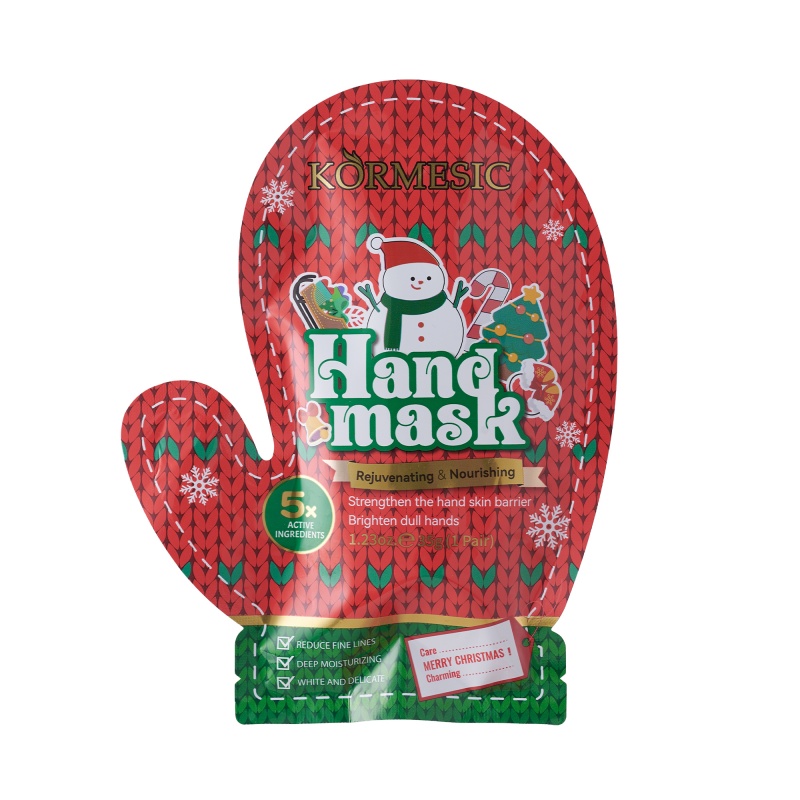 KORMESIC Skin Nourishing Hand Mask Christmas Hand And Foot Mask GB  For Foreign Trade Only 35g