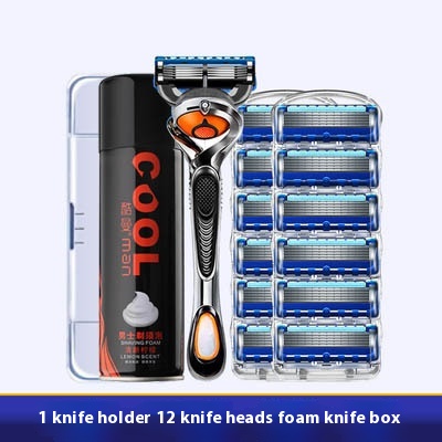Men's Five-layer 5-blade Manual Shaver Manual Shaver - Image 8