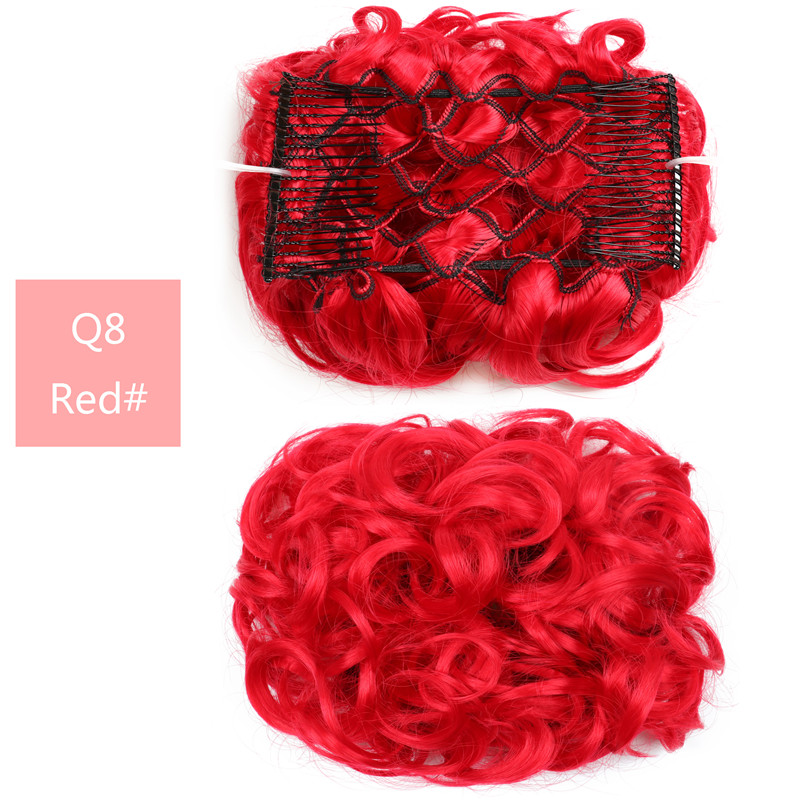 Fluffy Wig High Temperature Wire Pan Head Jewelry Insert Comb - Image 14