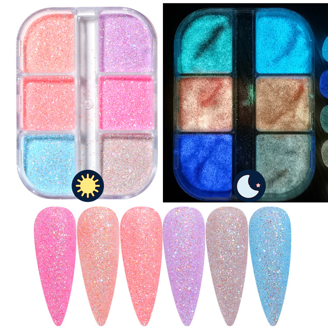 Reflective And Translucent Edelweiss Powder Nail Sequins - Image 14