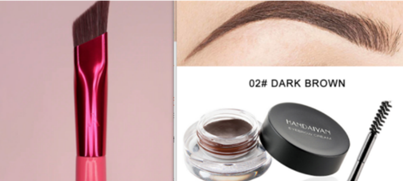 Waterproof And Not Easy To Fade Vignetting Color Eyebrow Dyeing Cream Set - Image 3