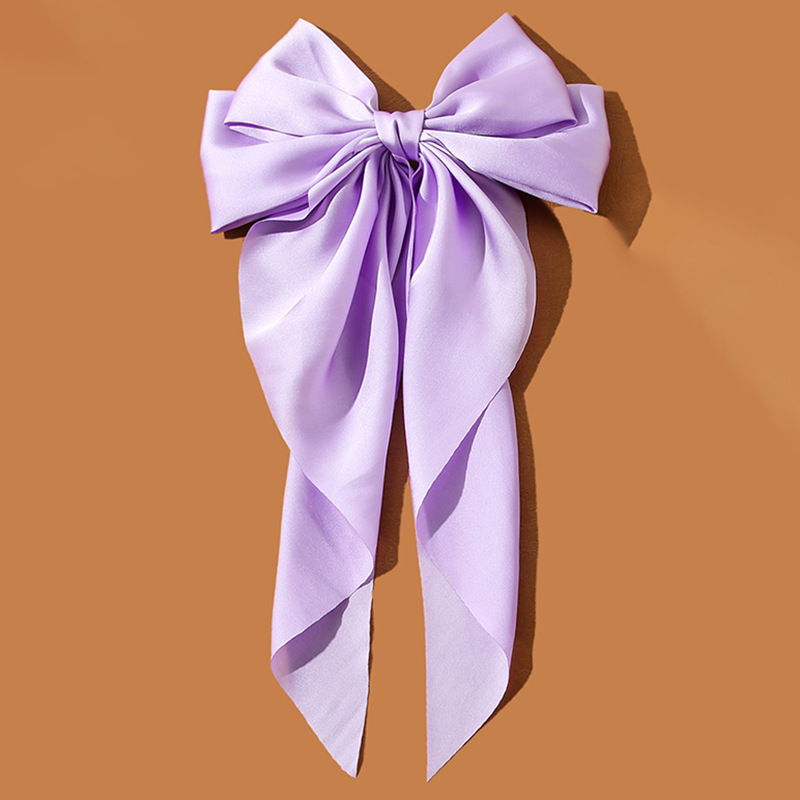 Bow Ribbon Hairpin Simple Retro Fabric - Image 6
