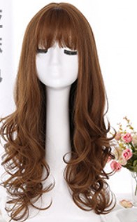 Long Curly Hair Wig Sheath - Image 11