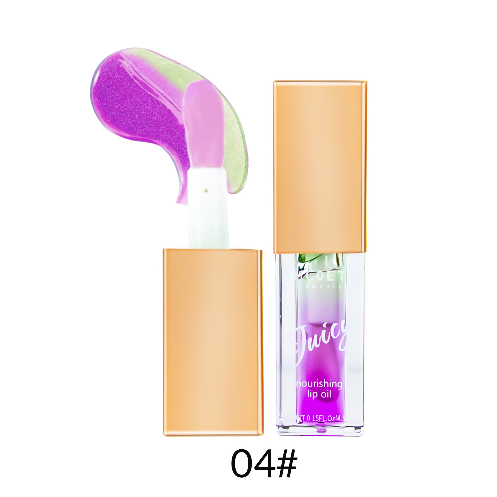 Lip Oil Fruit Flavor Two-Color Moisturizing Lip Lacquer - Image 4