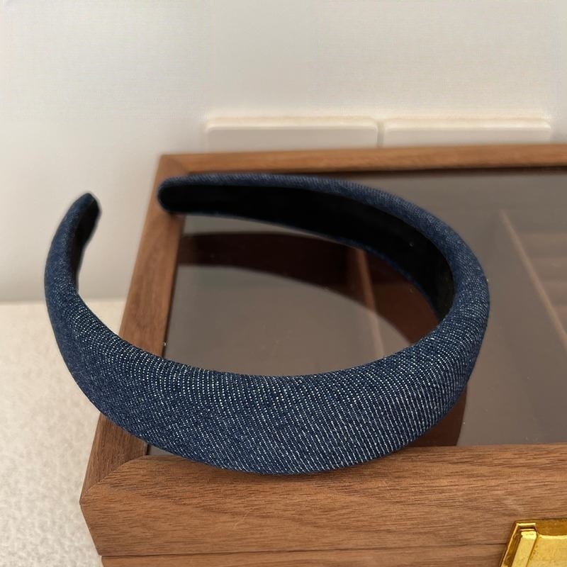 Women's Retro Minority Temperament Denim Fabric Headband