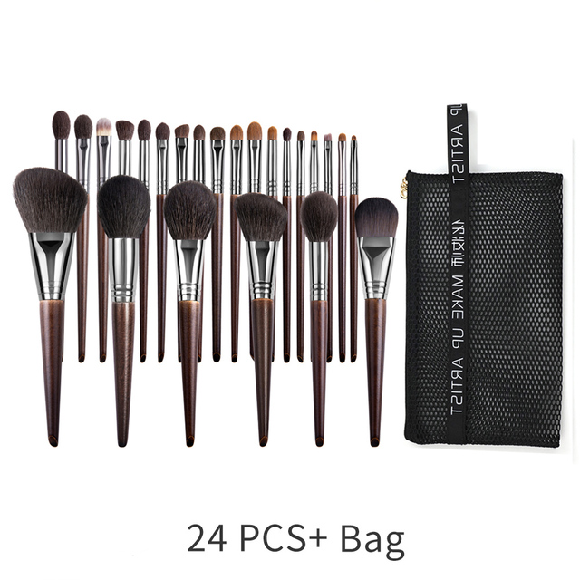 Natural Makeup Brushes Set Eyeshadow Make Up Brush Goat - Image 2