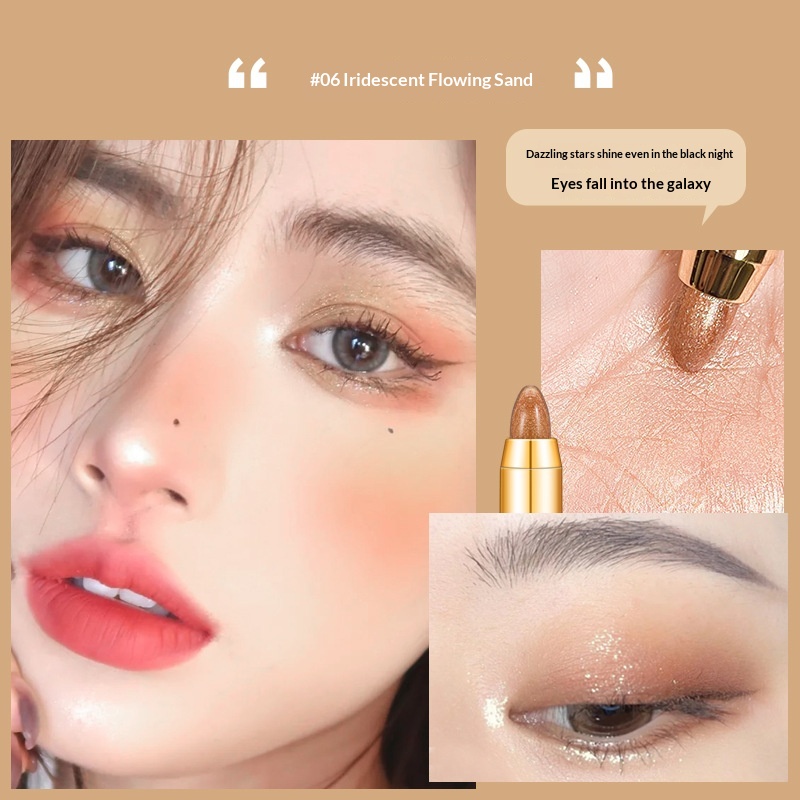 High-shine Pearlescent Finely Shimmering Dual-ended Eyeshadow Stick For A Radiant Illuminated Look - Image 5