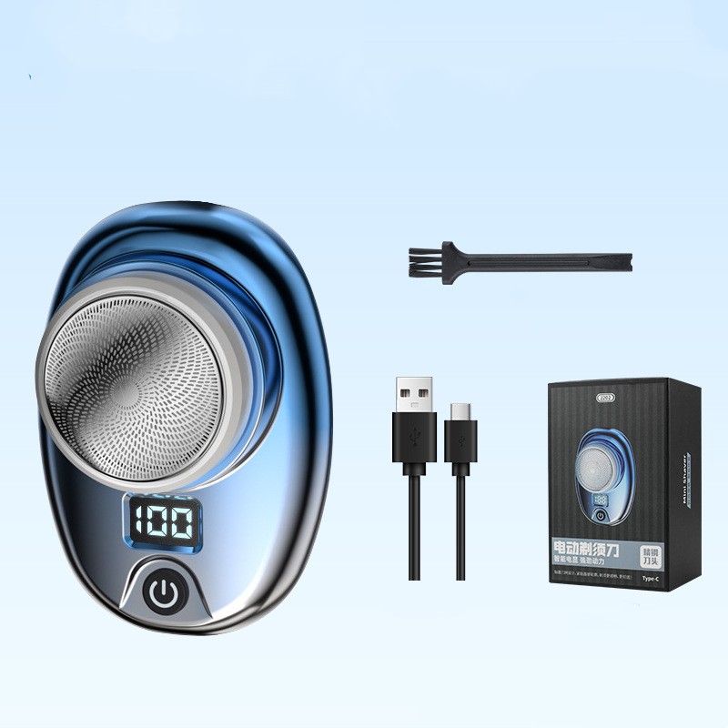 Digital Waterproof Travel Electric Portable Shaver - Image 2
