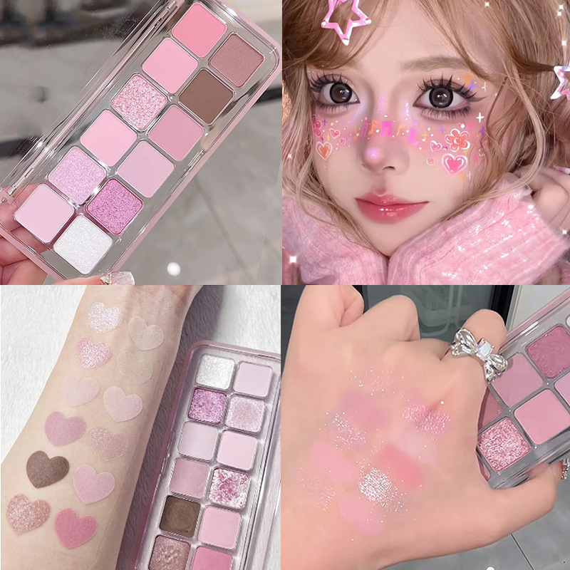 Creative Home Versatile 12 Colors Eye Shadow Plate - Image 2