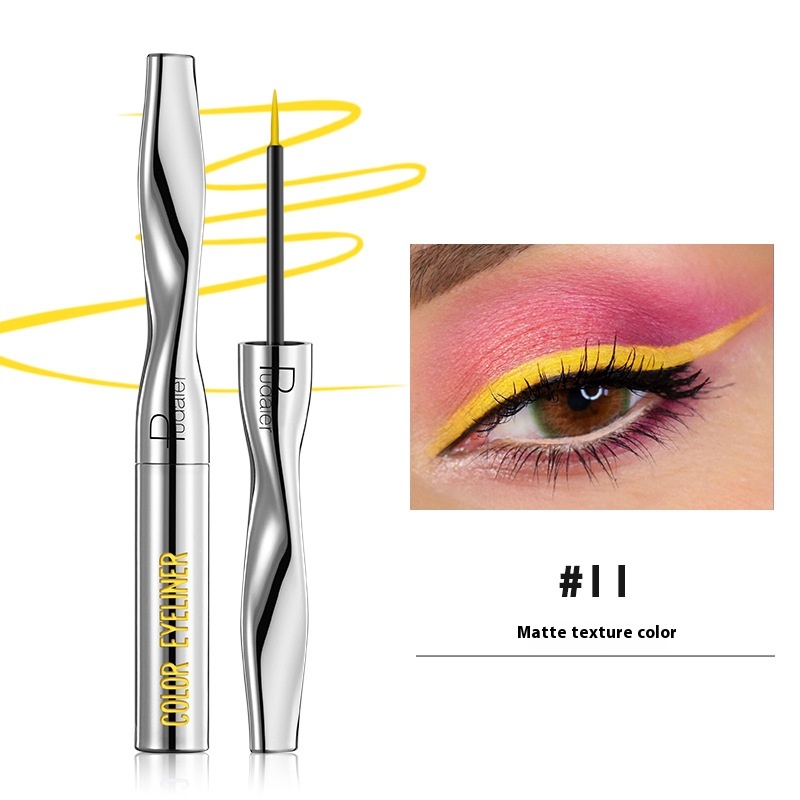 Color Eyeliner Makeup Waterproof Quick-drying Very Fine 24 Colors - Image 11