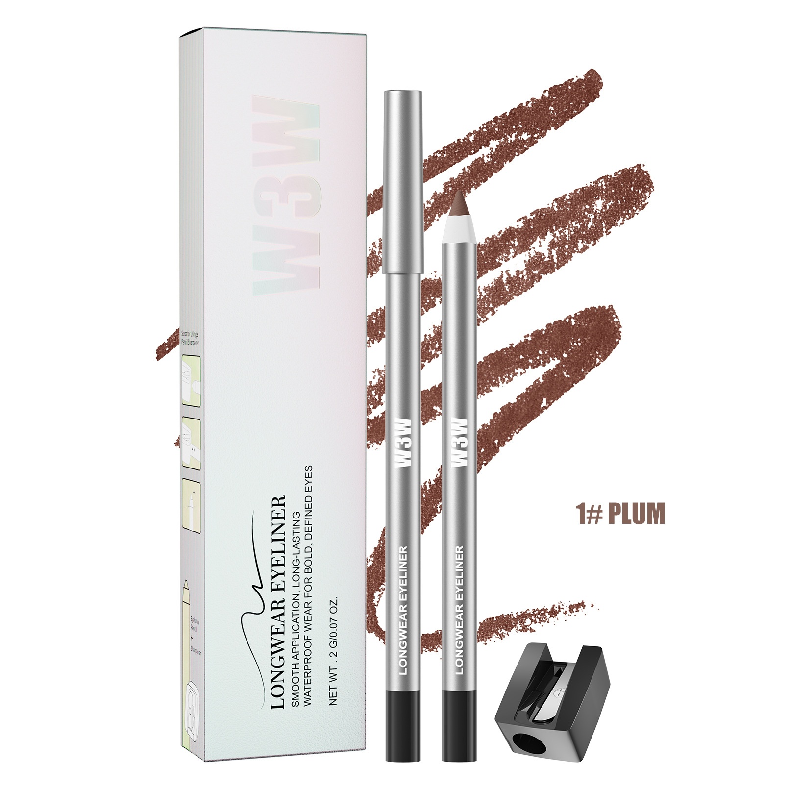 W3W Long Lasting Smudge Proof Colored Gel Eyeliner Pen