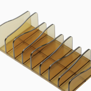 Eye shadow box storage rack-transparent yellow-PS-1 piece