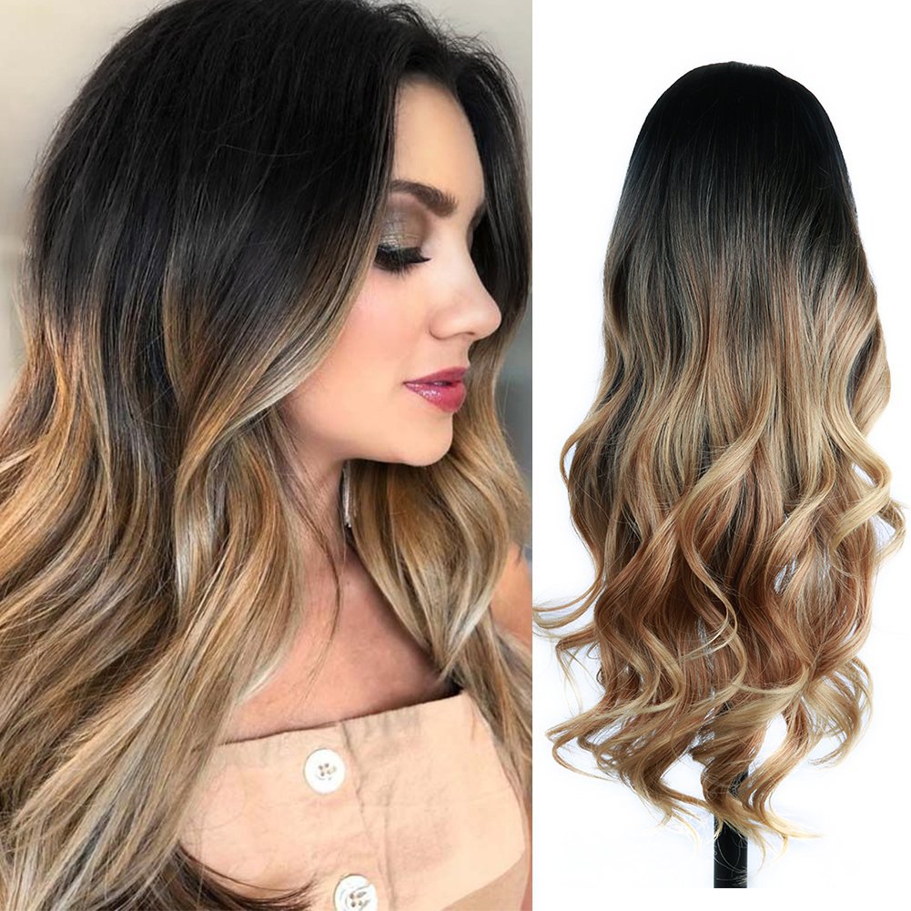Fashion mid-length curly hair dyed wig - Image 3