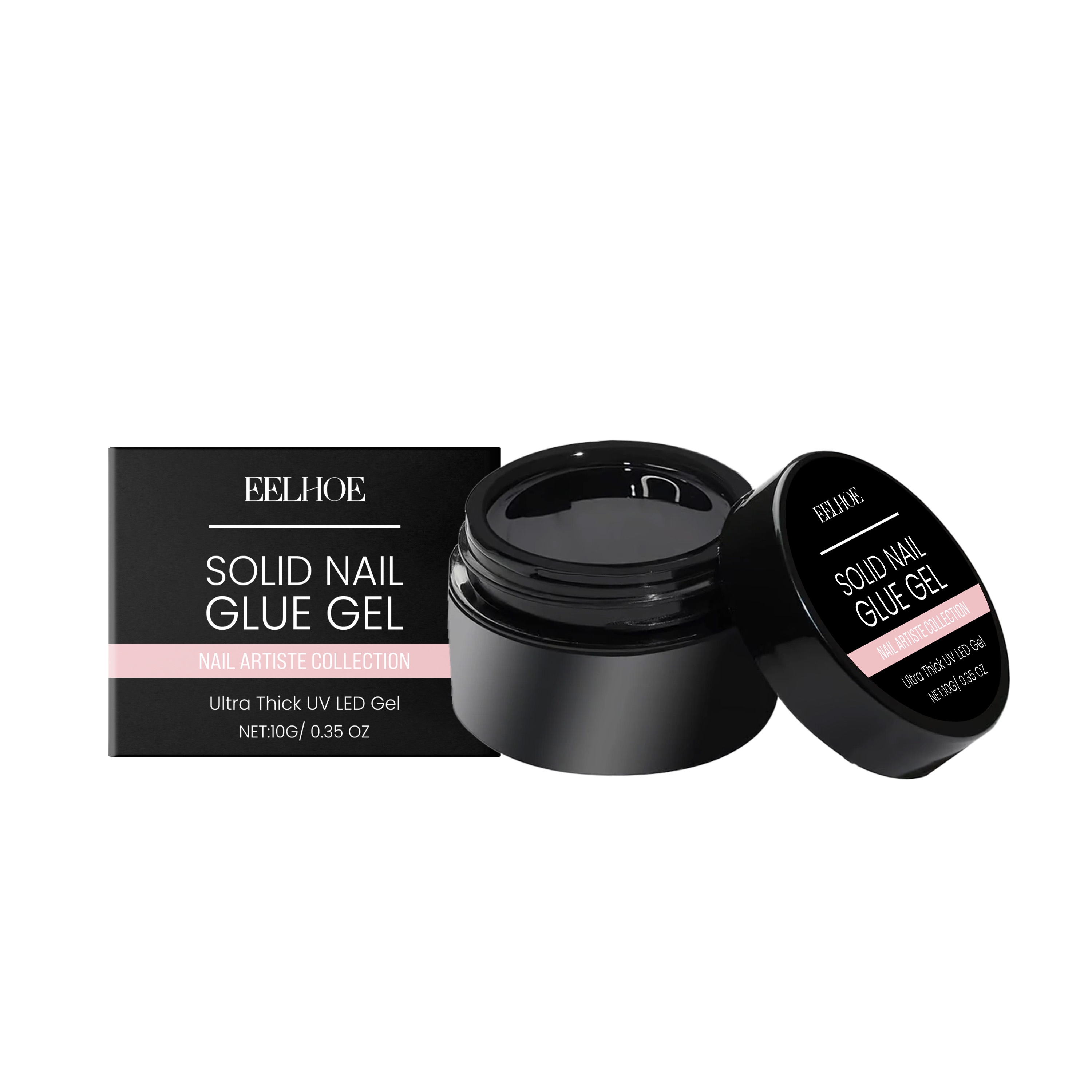 Solid Adhesive For Nail Plates Portable And Soft