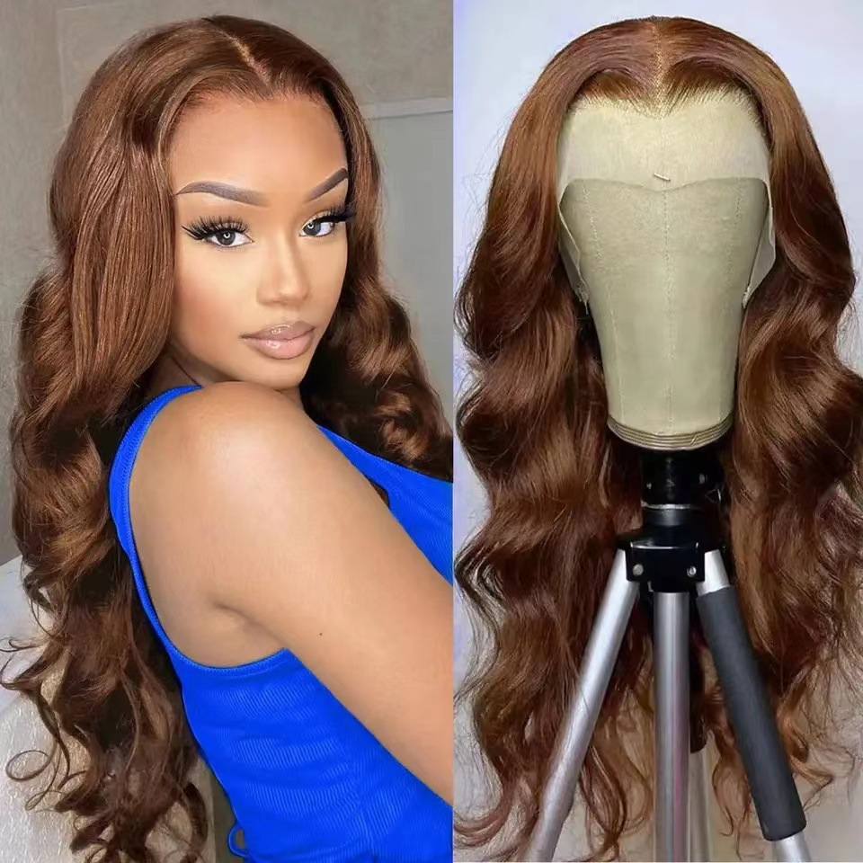 Womens Black Long Curly Wig Full Synthetic Hair With Big Waves - Image 3