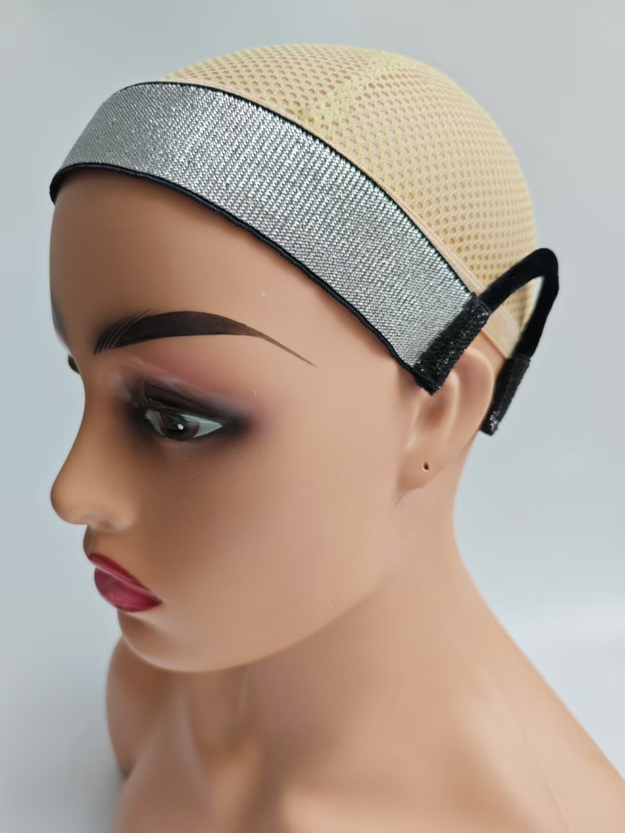 Portable Elastic Band Stretchy Strap Velcro Hairband - Image 4