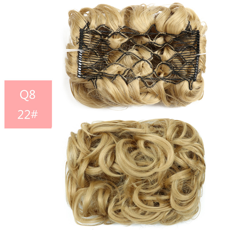 Fluffy Wig High Temperature Wire Pan Head Jewelry Insert Comb - Image 5