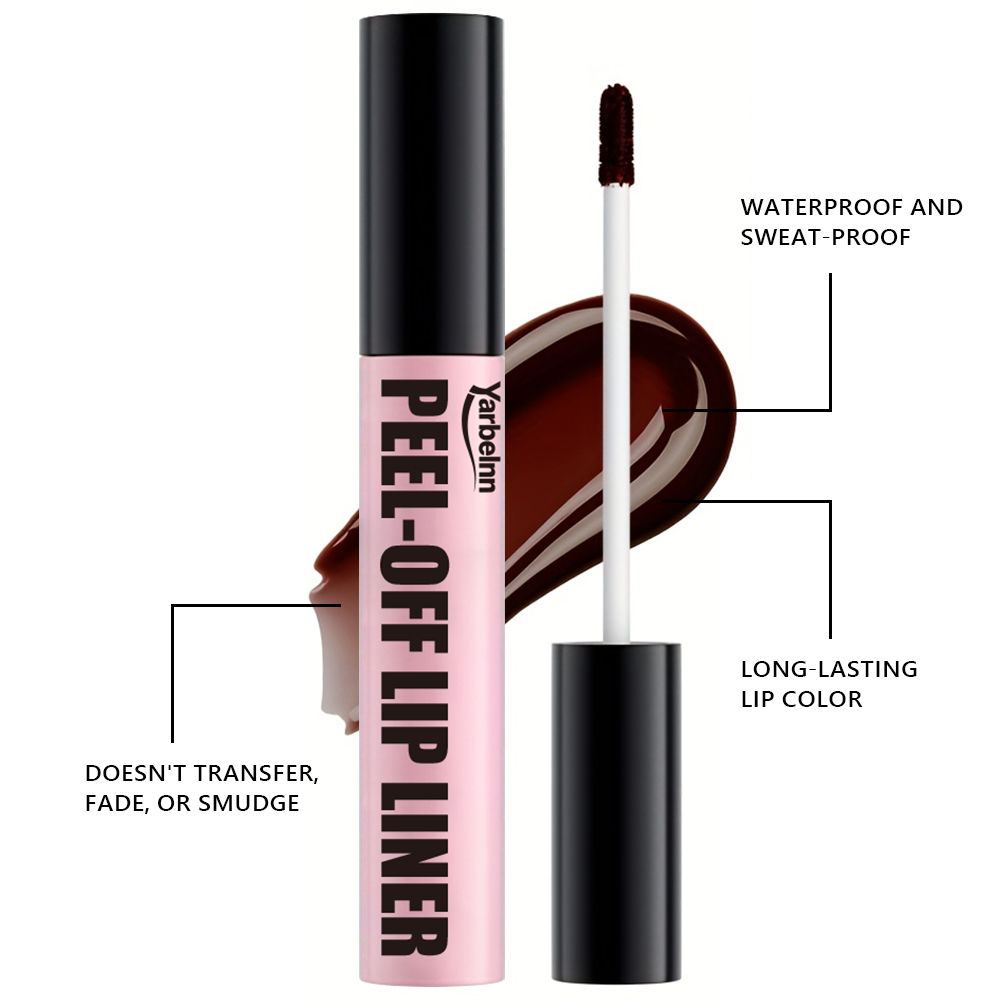 Black Swan Matte Peel Lip Mask, Long Lasting Non-sticky Transfer-proof Hydrating Lip Makeup, 5ml