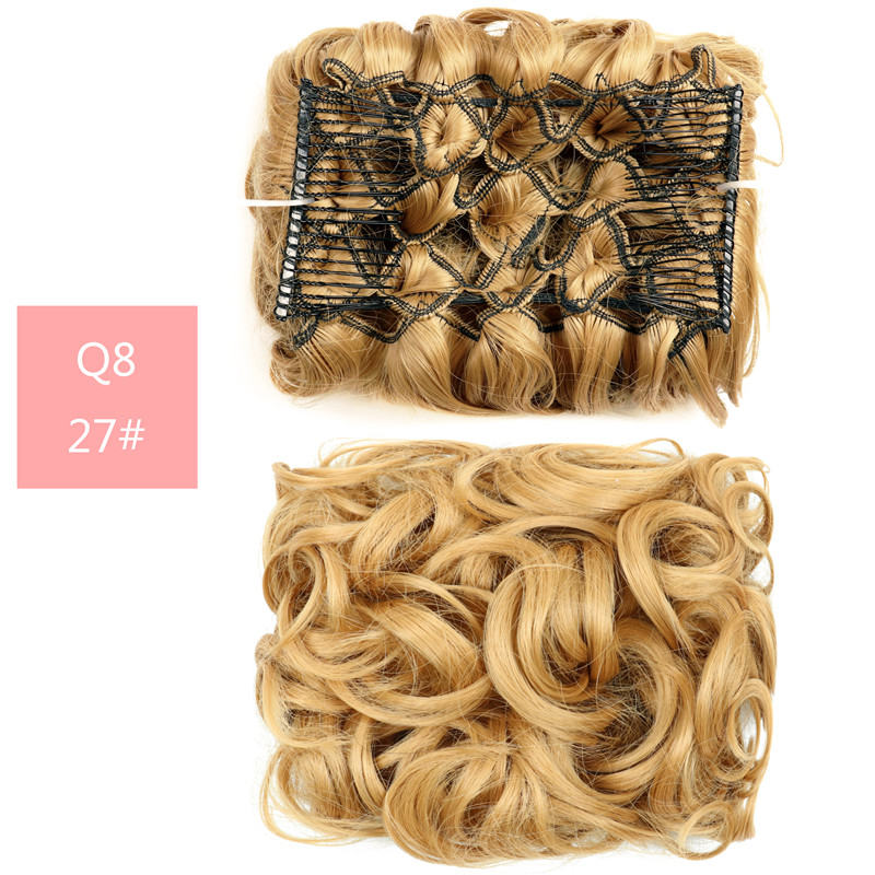 Fluffy Wig High Temperature Wire Pan Head Jewelry Insert Comb - Image 6