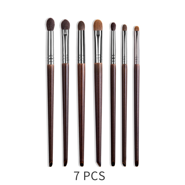 Natural Makeup Brushes Set Eyeshadow Make Up Brush Goat - Image 4
