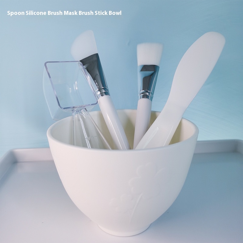 Silicone Mask Bowl And Brush Suit Thick With Scale Face - Image 7